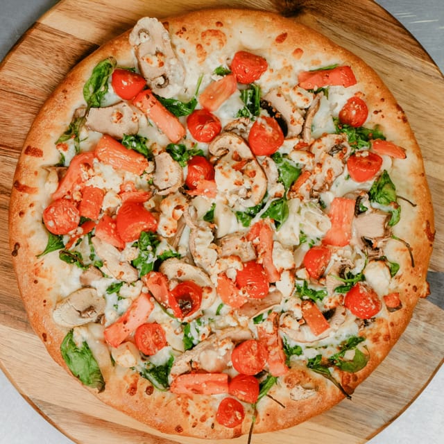 Garlic Spinaci Pizza (X-Large).