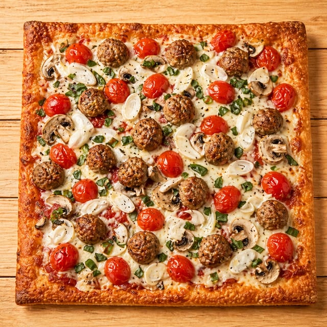 Italian Flatbread Pizza.