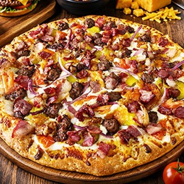 Small The Original Burger Pizza.