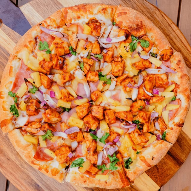 BBQ Hawaiian Pizza (X-Large).