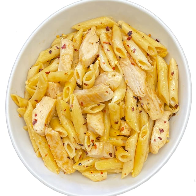 Chicken Alfredo Pasta.