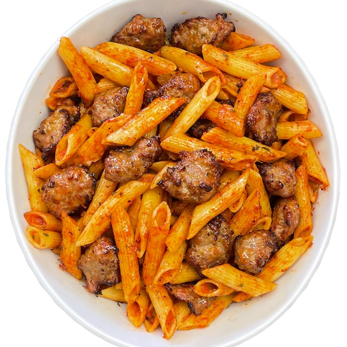 Italian Sausage Pasta.